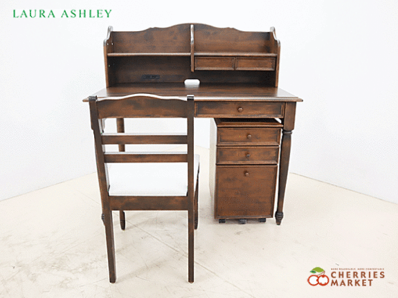 LAURA ASHLEY】ローラアシュレイ ドーセット ライブラリー 学習机 勉強
