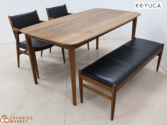 KEYUCA】ケユカ オーフス ダイニング4点セット ダイニングテーブル