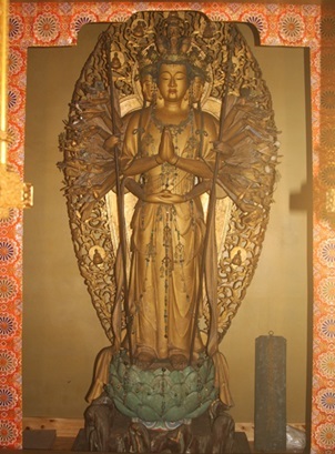 木造千手観音立像及び両脇侍立像(県⑨) - 土佐清水市