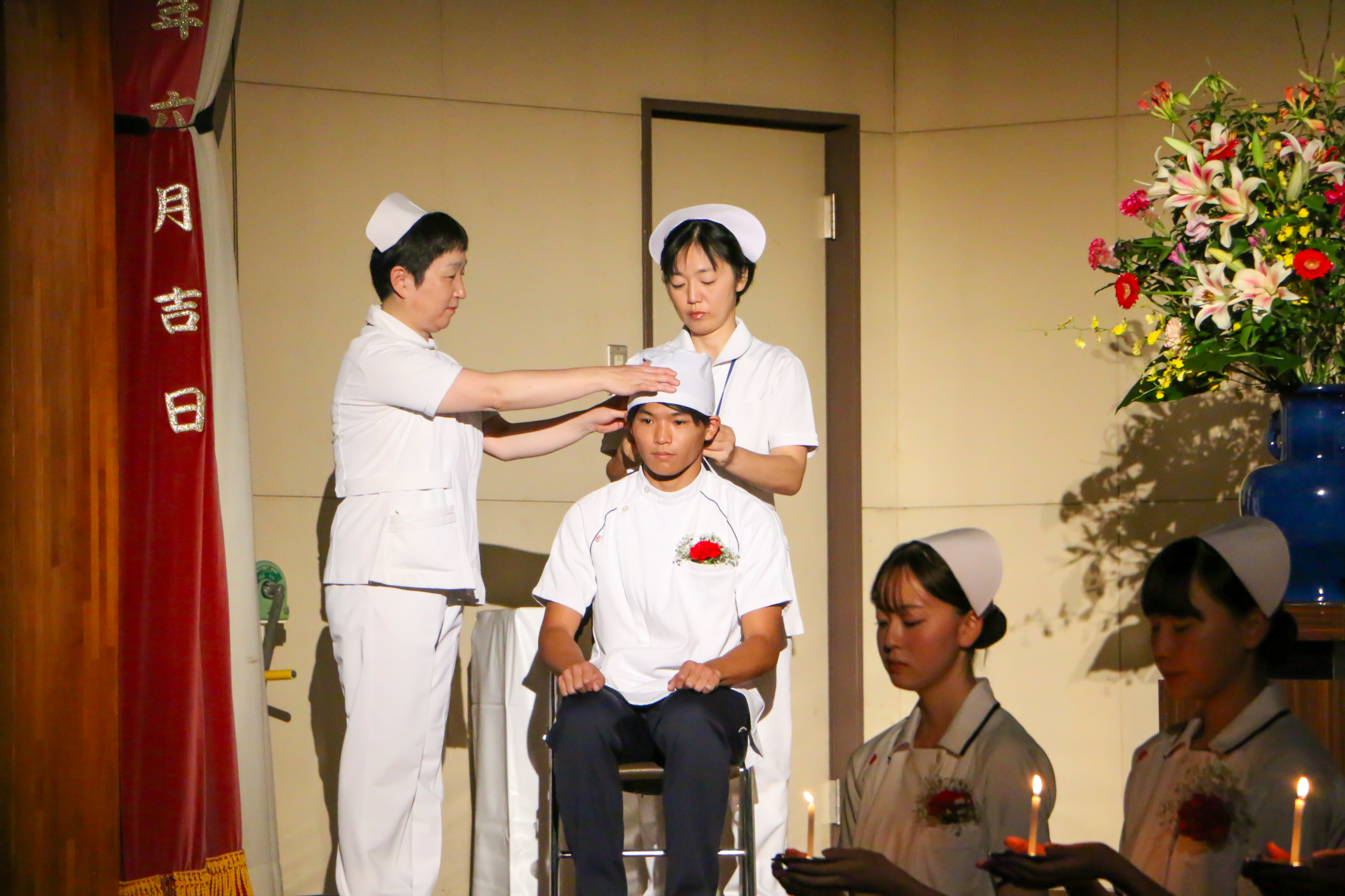 看護師を目指し次のステップへ～本渡看護専門学校戴帽式～ / 天草市