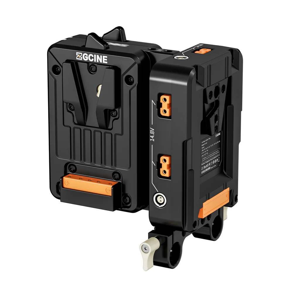 ZGCINE VM-HS2ホットスワップシャークフィン・デュアルマイクロV