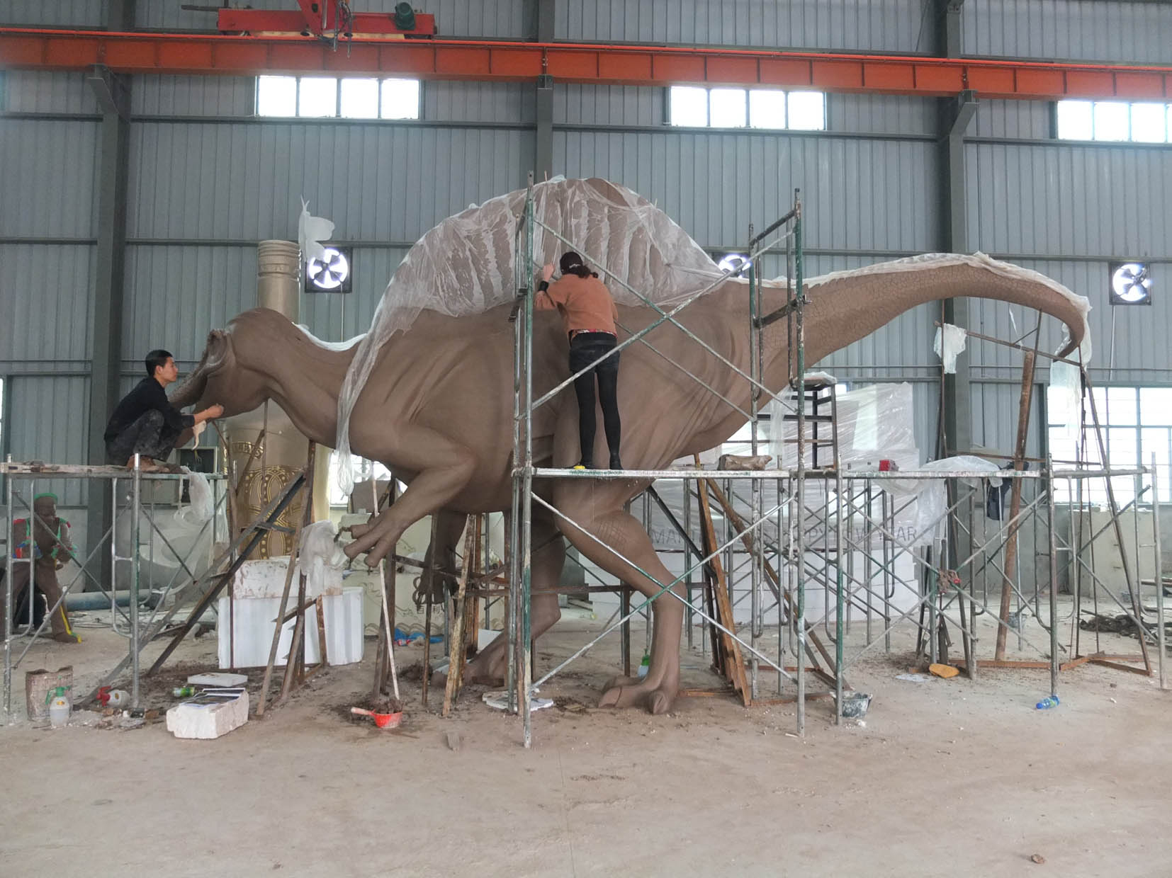 上海自然博物館：大型生物の原寸大造形 - WORK | 株式会社サンク