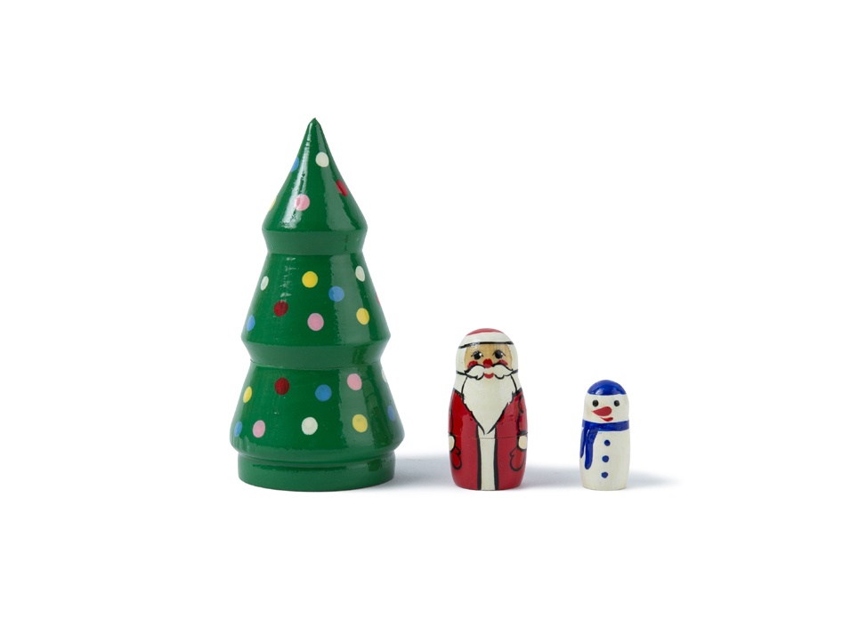 VOLGA / ヴォルガ】ツリーマトリョーシカ 3個セットの商品詳細ページ