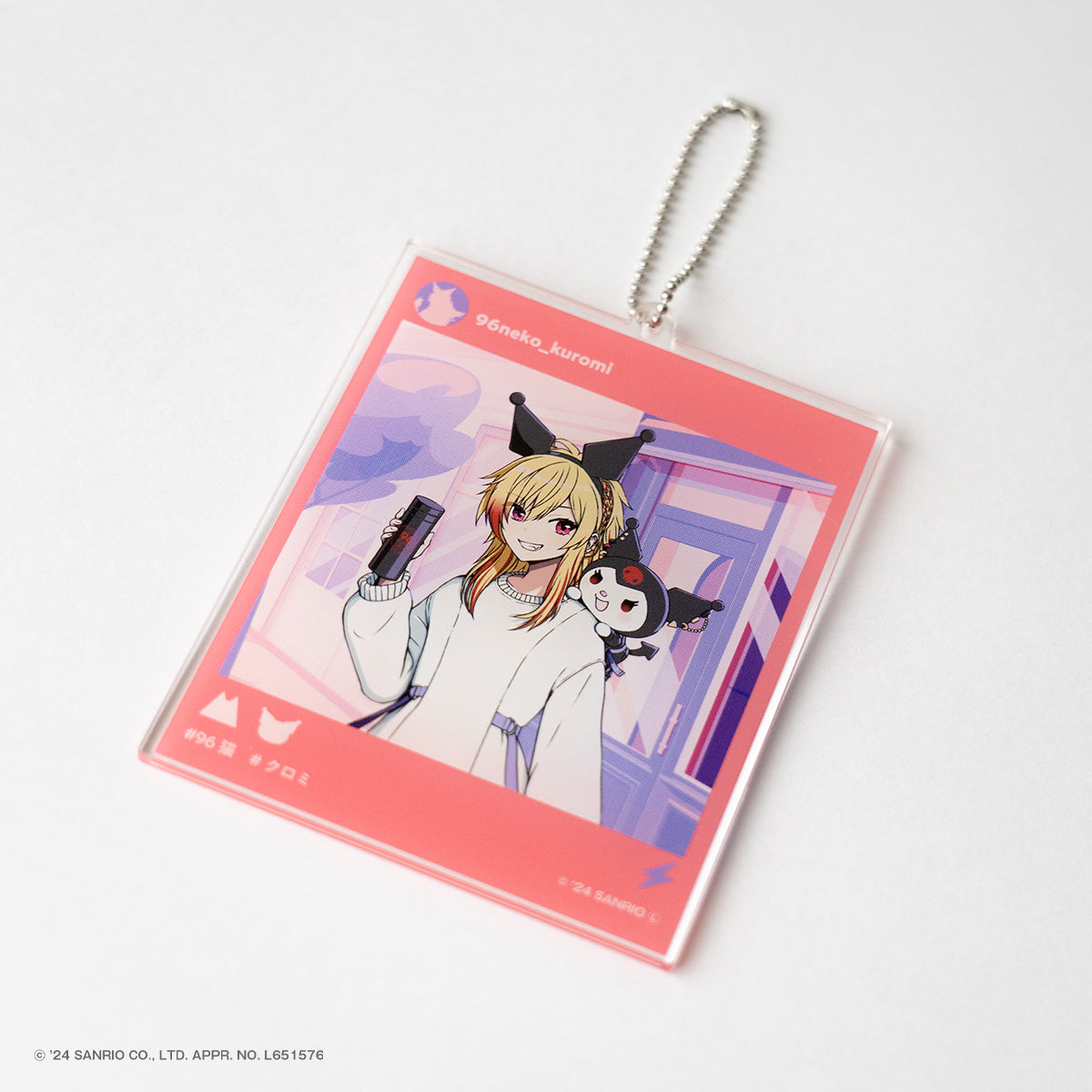クロミ×96猫】SNS風アクリルキーホルダー
