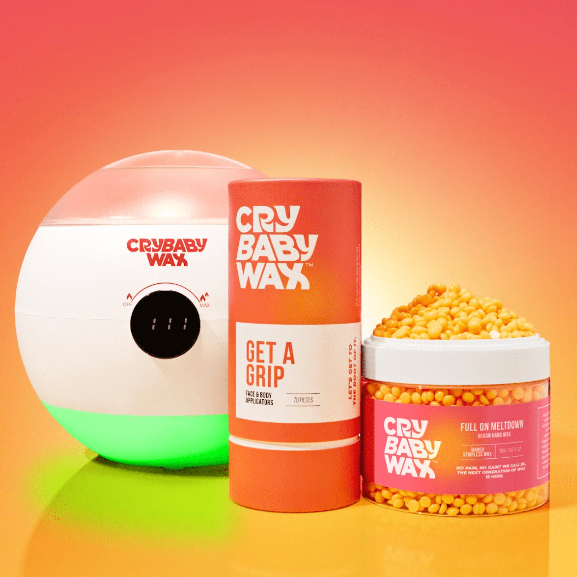 Get a Grip Face & Body Applicators – Crybaby Wax