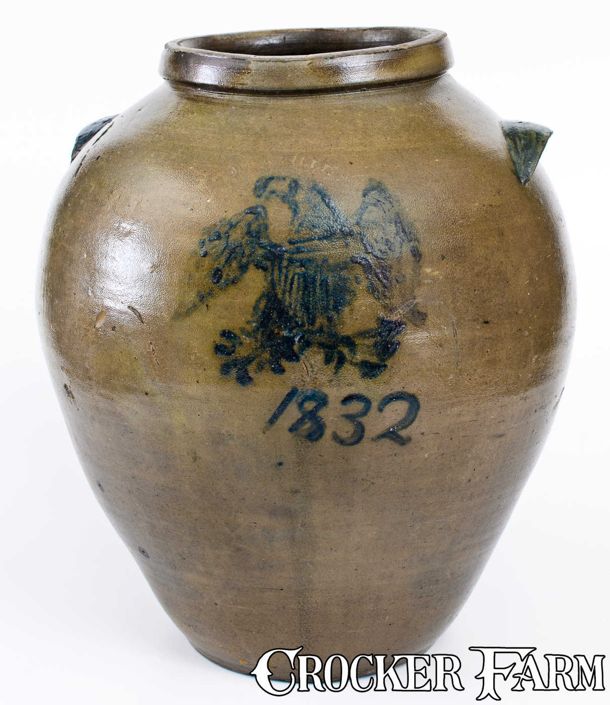 Extremely Rare and Important BOONVILLE (Missouri) / 1832 Stoneware