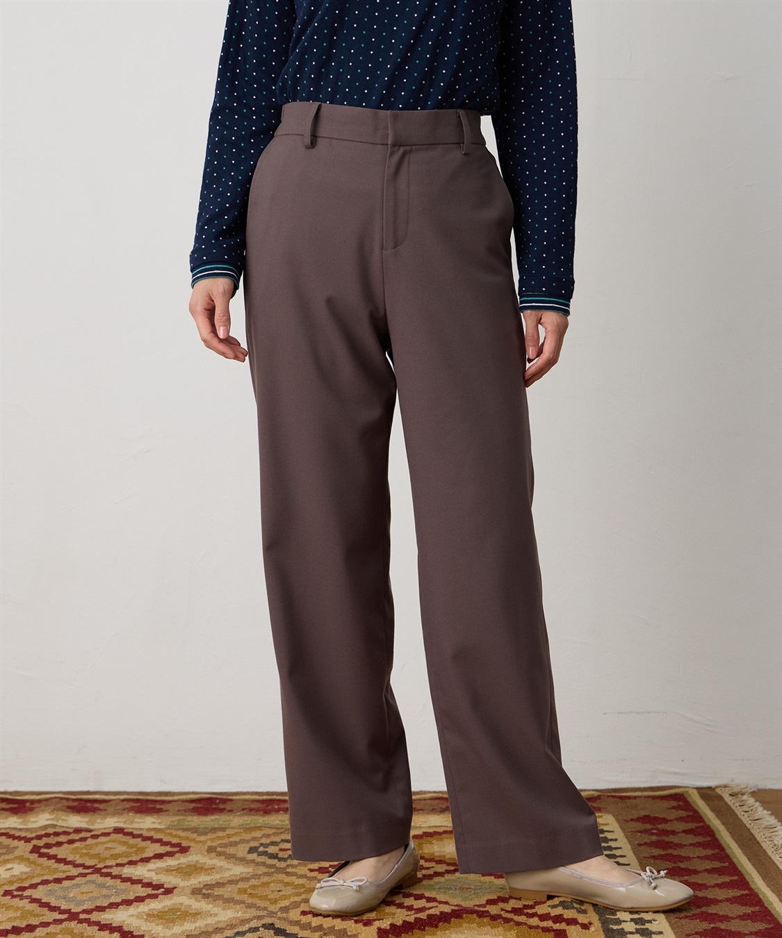 裏付きストレートパンツ DECOY｜クロスプラス公式通販サイト