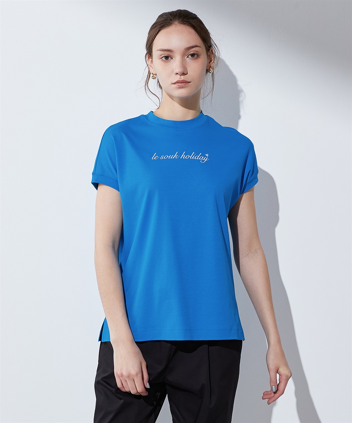汗じみ防止】ロゴTシャツ LE SOUK HOLIDAY｜クロスプラス公式通販サイト