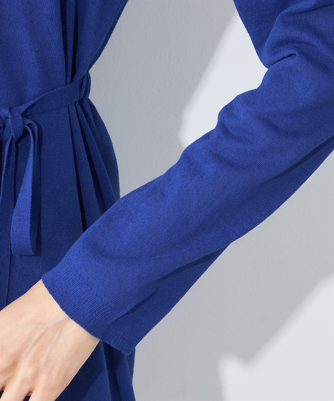 リネンブレンドロングカーディガン A/C DESIGN BY ALPHA CUBIC｜クロス