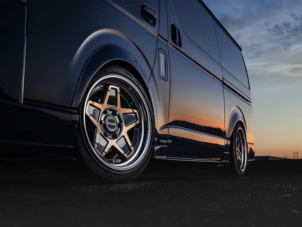 2PC》ENCS-18インチ【7.5J〜11.5J】ステラ2ピースホイール | 200系