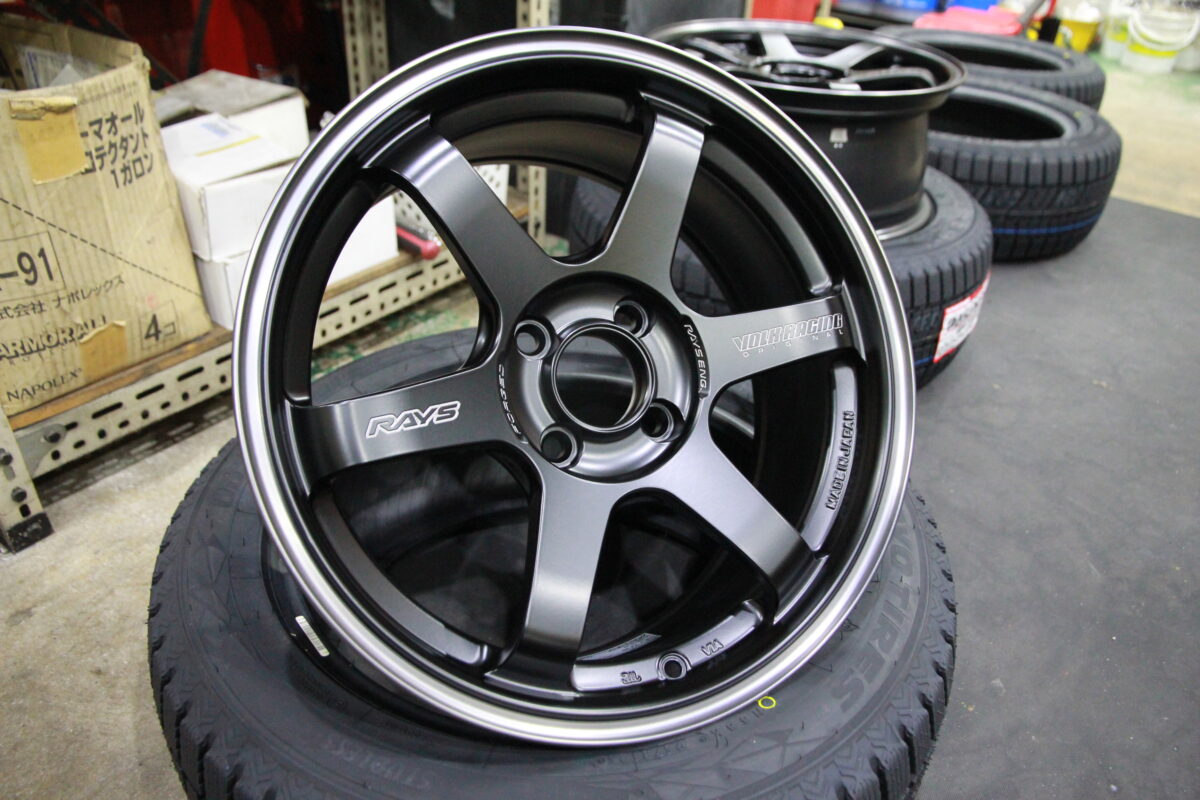 オーラニスモの冬支度！！レイズ TE37 ソニック ブラックシャドウ