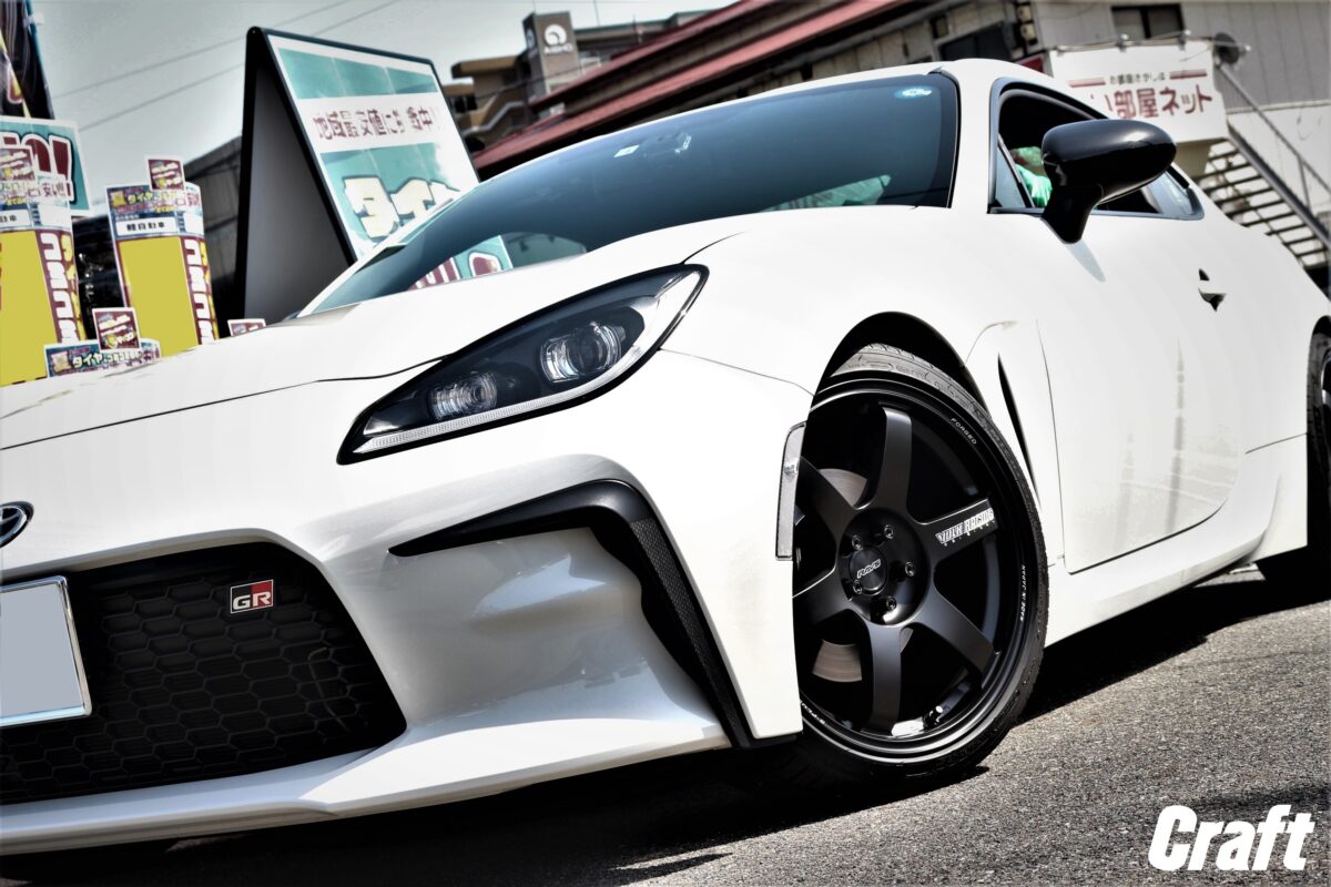 ZN8-GR86③】RAYS×クラフトのオリジナルスペックTE37SAGA S-plusを