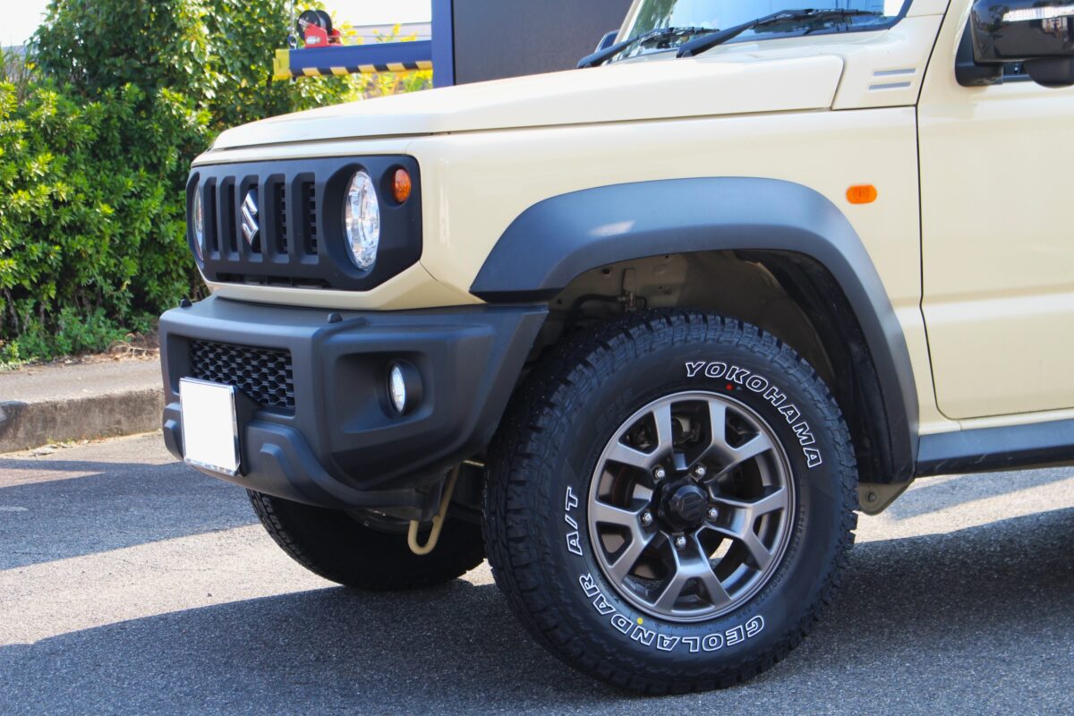 JB74ジムニーシエラ にジオランダーA/T G015 215/75R15 装着！サイズ