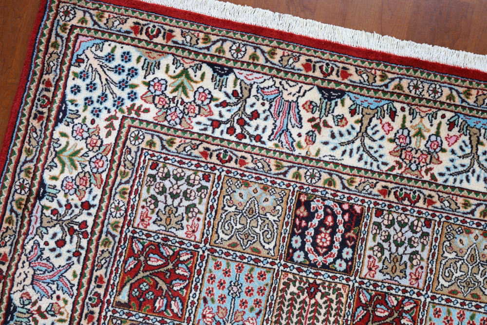 ペルシャ絨毯 ムード産 237×166cm 庭園模様（ヘシュティ）｜クラフトワーク