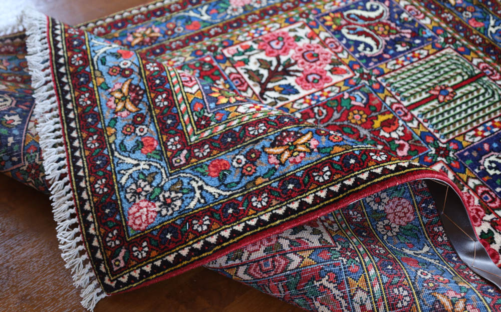 イラン・バクティアリ族のペルシャ絨毯 ヴィンテージ／オールド 手織り