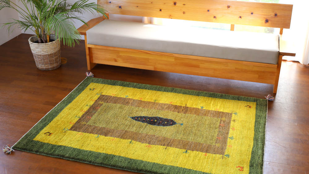ギャッベ 約180×120cm｜手織ラグの店クラフトワーク