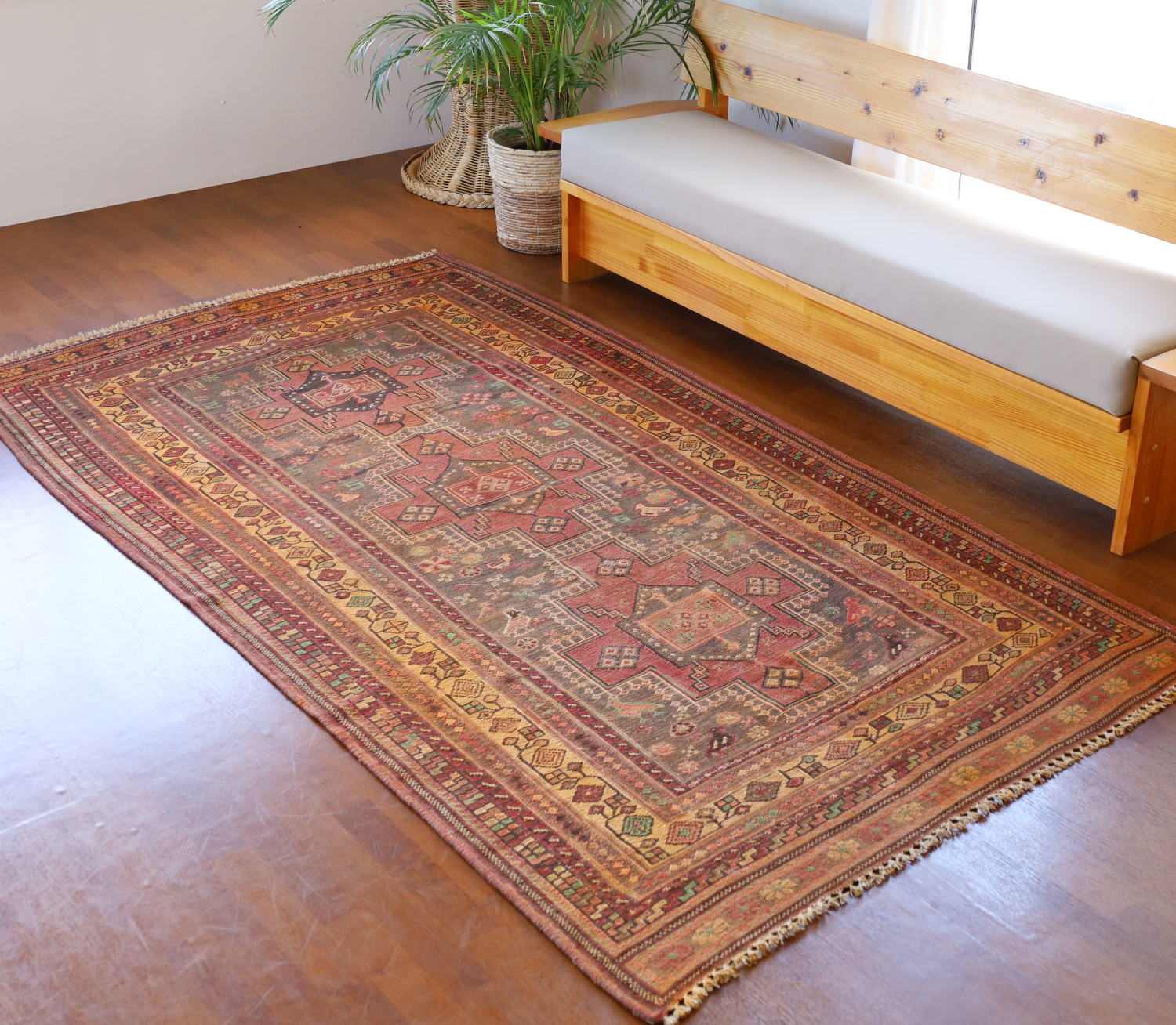 オールドスマックキリム リビングサイズ イラン・アゼルバイジャン地方