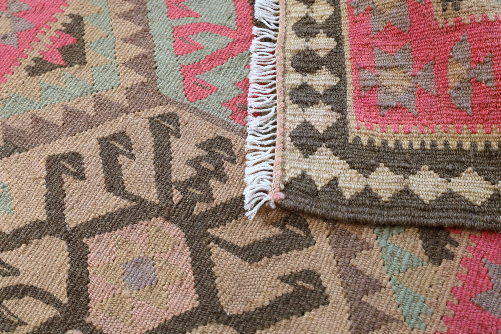 キリム玄関マット イラン、ガズビン産 ／手織りラグの店クラフトワーク