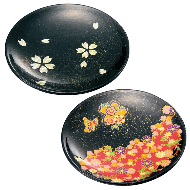 黒生地 銘々皿・隅折銘々皿・名刺盆 | イベント工作キットの「たのつく」