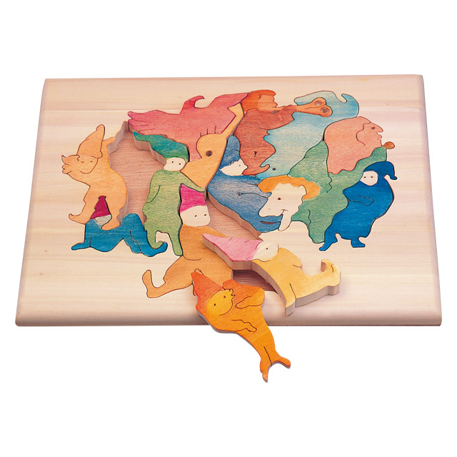 木製ジグソーパズル（木の工作） | イベント工作キットの「たのつく」