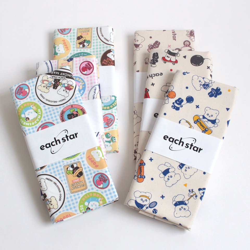 each star オックス生地 1mカット｜手芸専門店クラフトハート