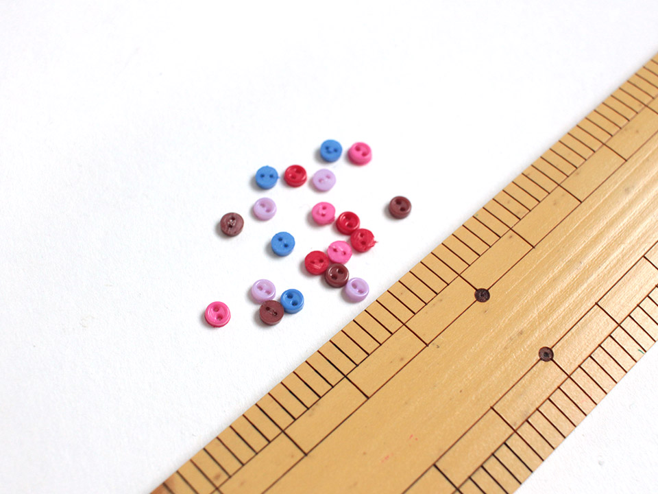 ミニボタン 3mm／4mm｜手芸専門店クラフトハートトーカイの