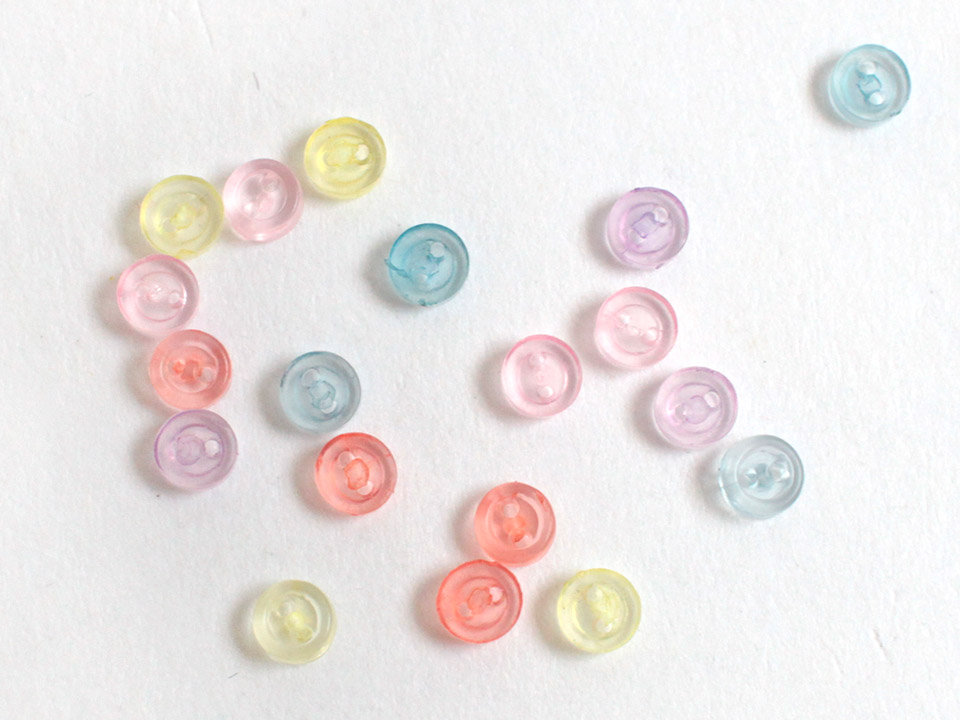 ミニボタン 3mm／4mm｜手芸専門店クラフトハートトーカイの
