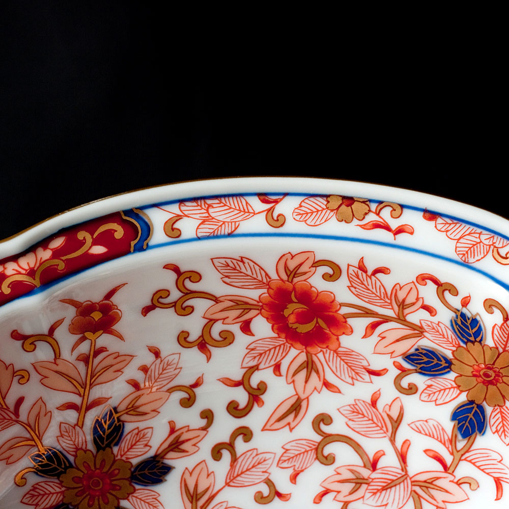 有田焼 林九郎窯 古伊万里様式 金彩花詰盛鉢 - CRAFTS DESIGN