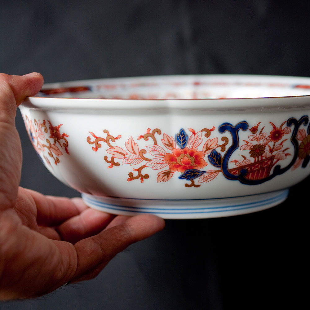 有田焼 林九郎窯 古伊万里様式 金彩花詰盛鉢 - CRAFTS DESIGN