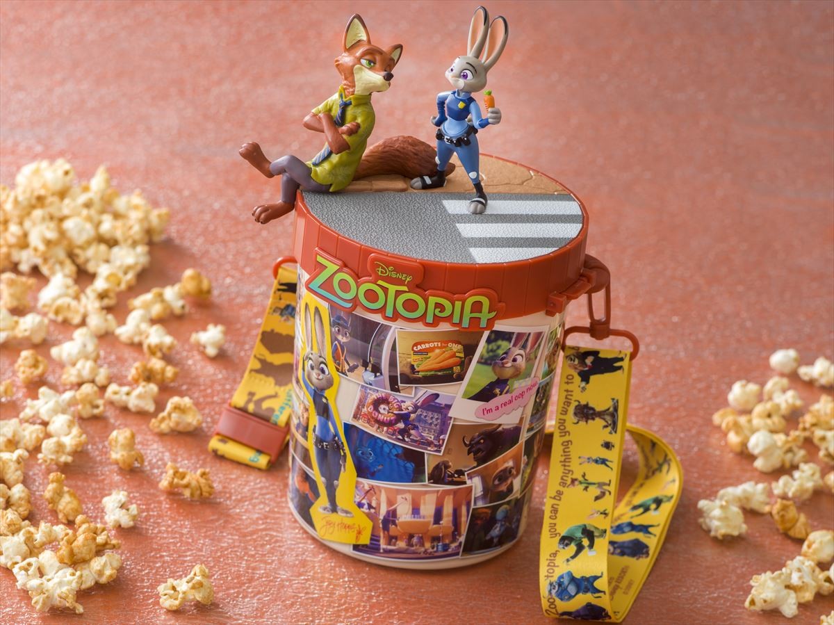 写真）TDLに『ズートピア』ポップコーンバケット9月に登場！ シーには