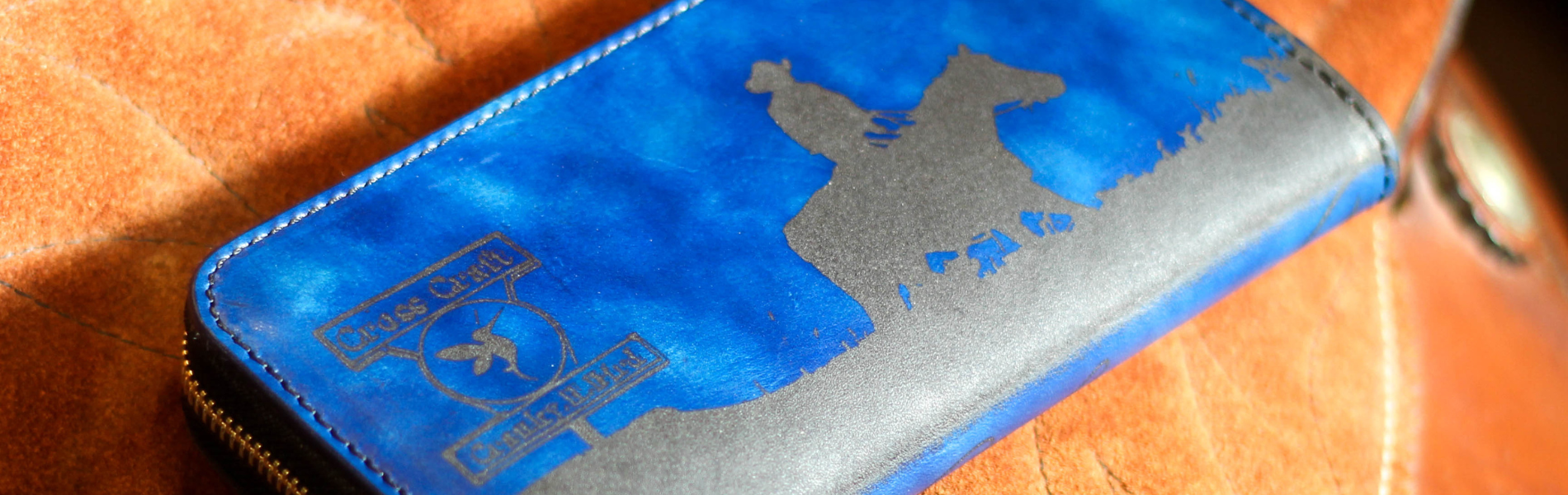 CROSS CRAFT〜レーザーアート×手染め〜 / Cranky.H.Bird - 大阪の革工房