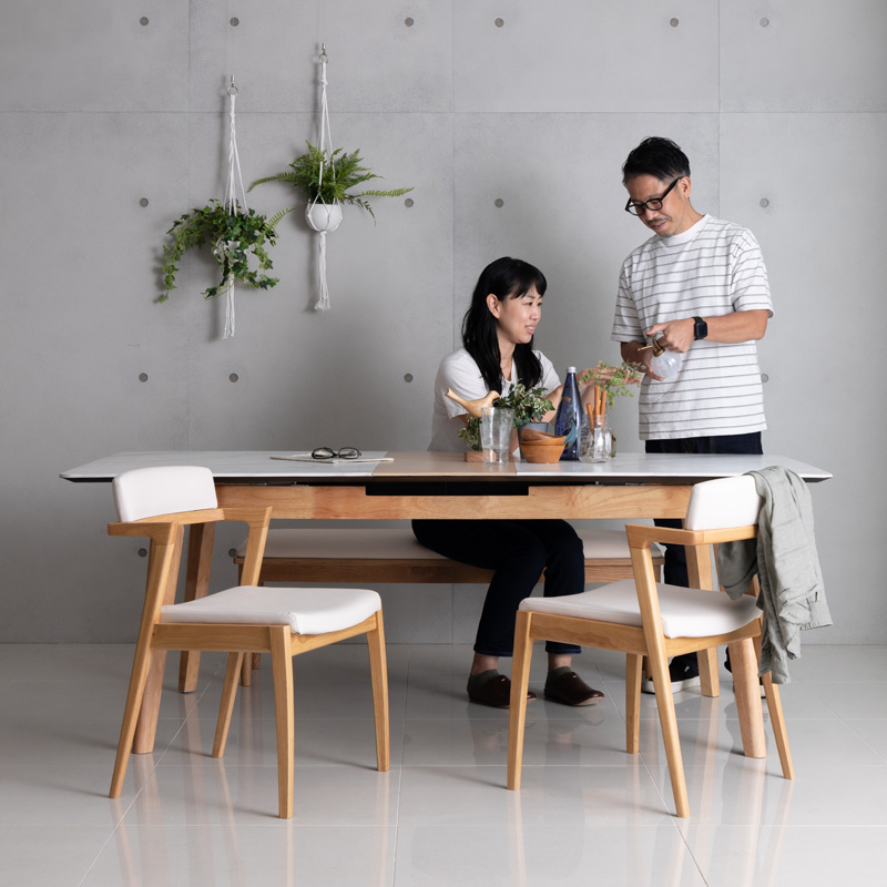 ダイニングテーブル「Eric(エリック)」/4〜6人掛け - 家具・インテリア