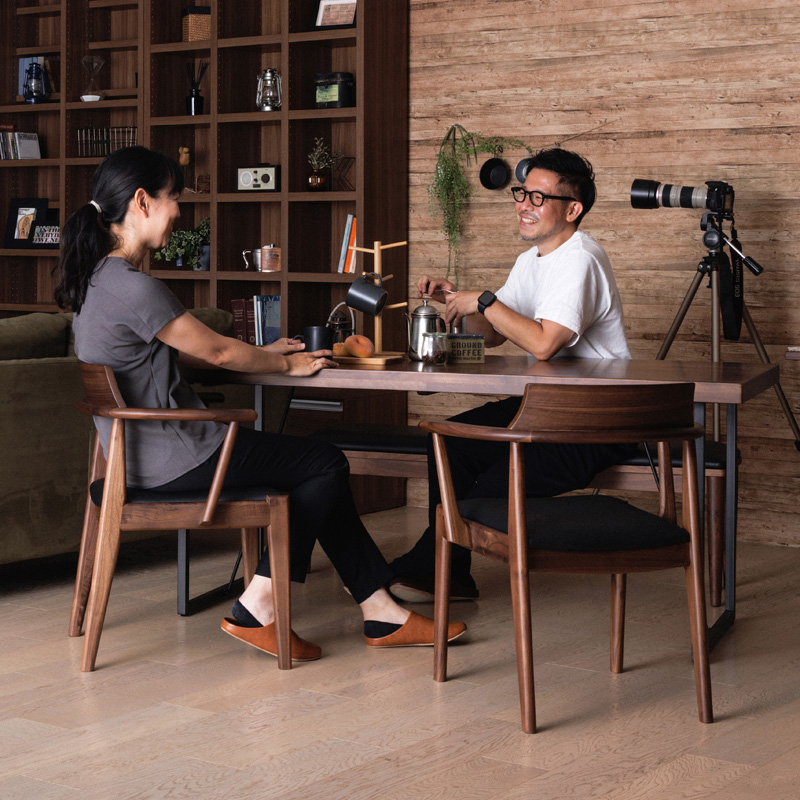 大決算セール5％オフ！】ダイニングチェア/肘掛け付き | 家具