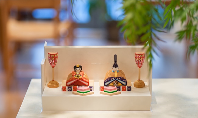 奈良一刀彫｜naradollHIGASHIDA かざりひいな 白雪色(白雪色): 木の