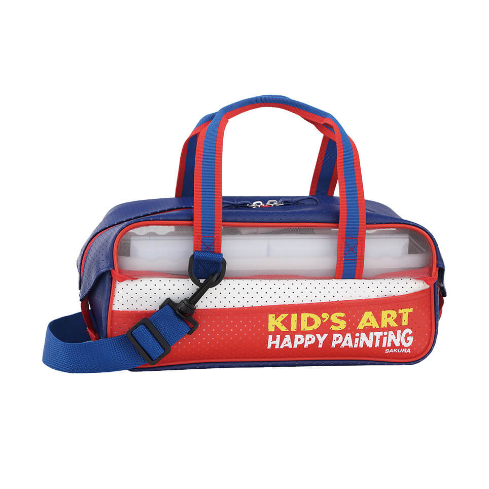 水彩セットHケース ネイビー／パステルピンク｜水彩セット｜水彩