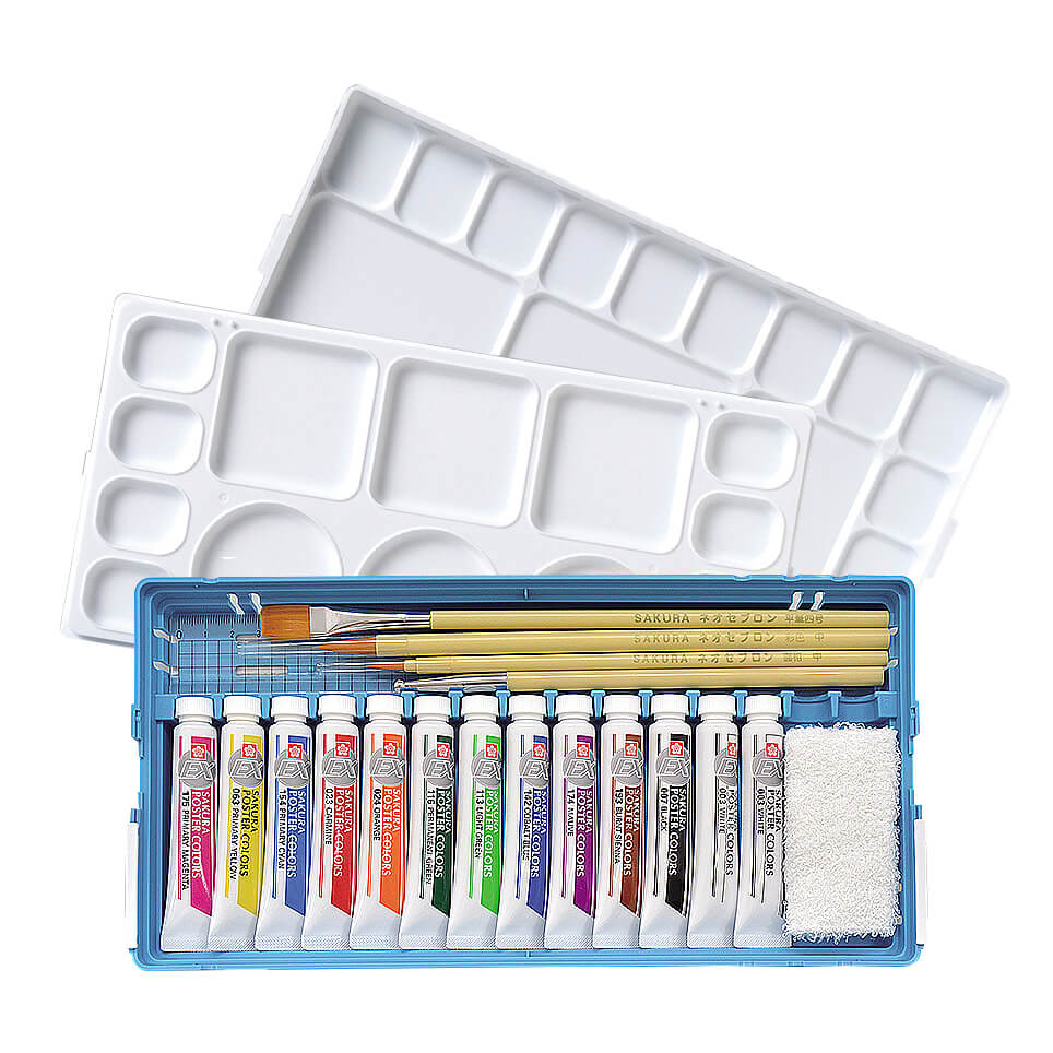 ポスターカラー デザインセット三原色入り（25cmサイズ