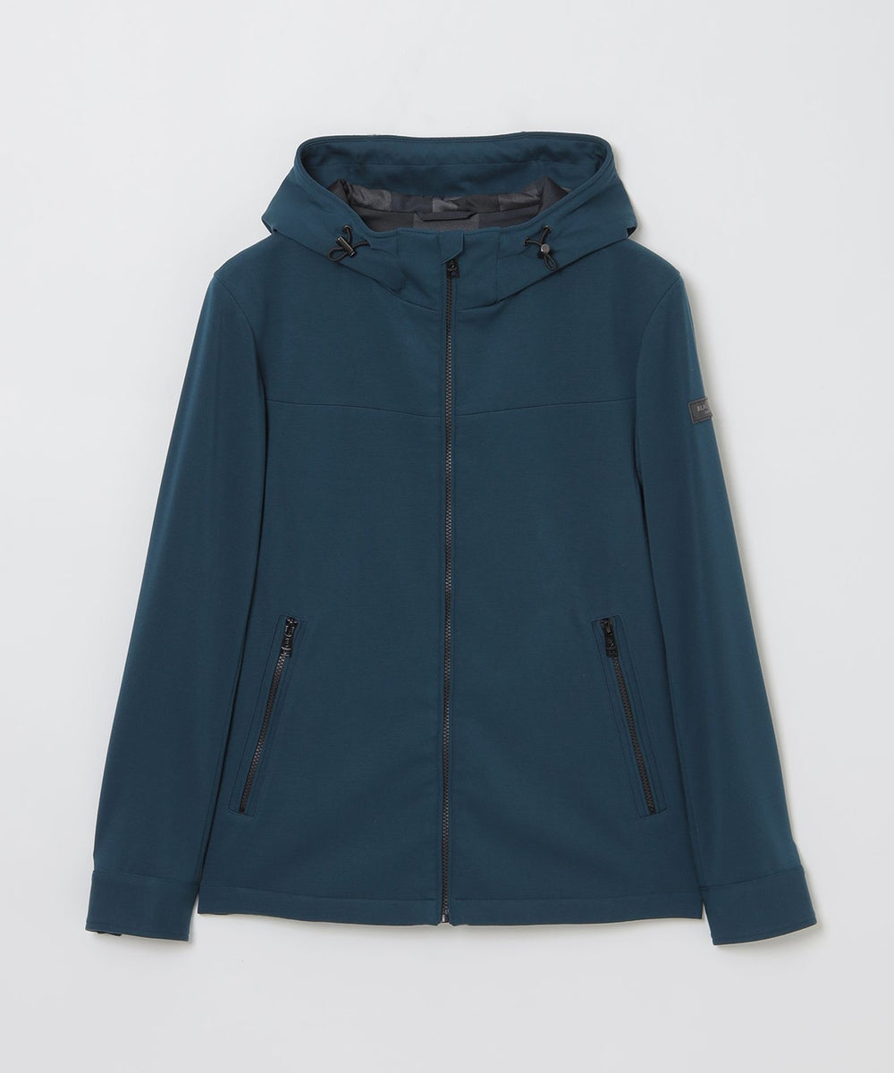 一部店舗限定】シルキーダンボールニットパーカー（ブルゾン）｜BLACK