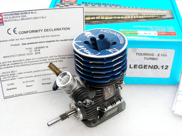 Vintage Novarossi Flash REX .12 LEGEND Turbo Nitro Engine HPI