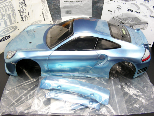 HPI 1/10 7435 PORSCHE 911 TURBO Painted & Trimmed 200mm Body Set