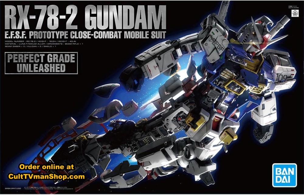 RX-78-2 Gundam PG Unleashed - 1:60 scale from Bandai -Band