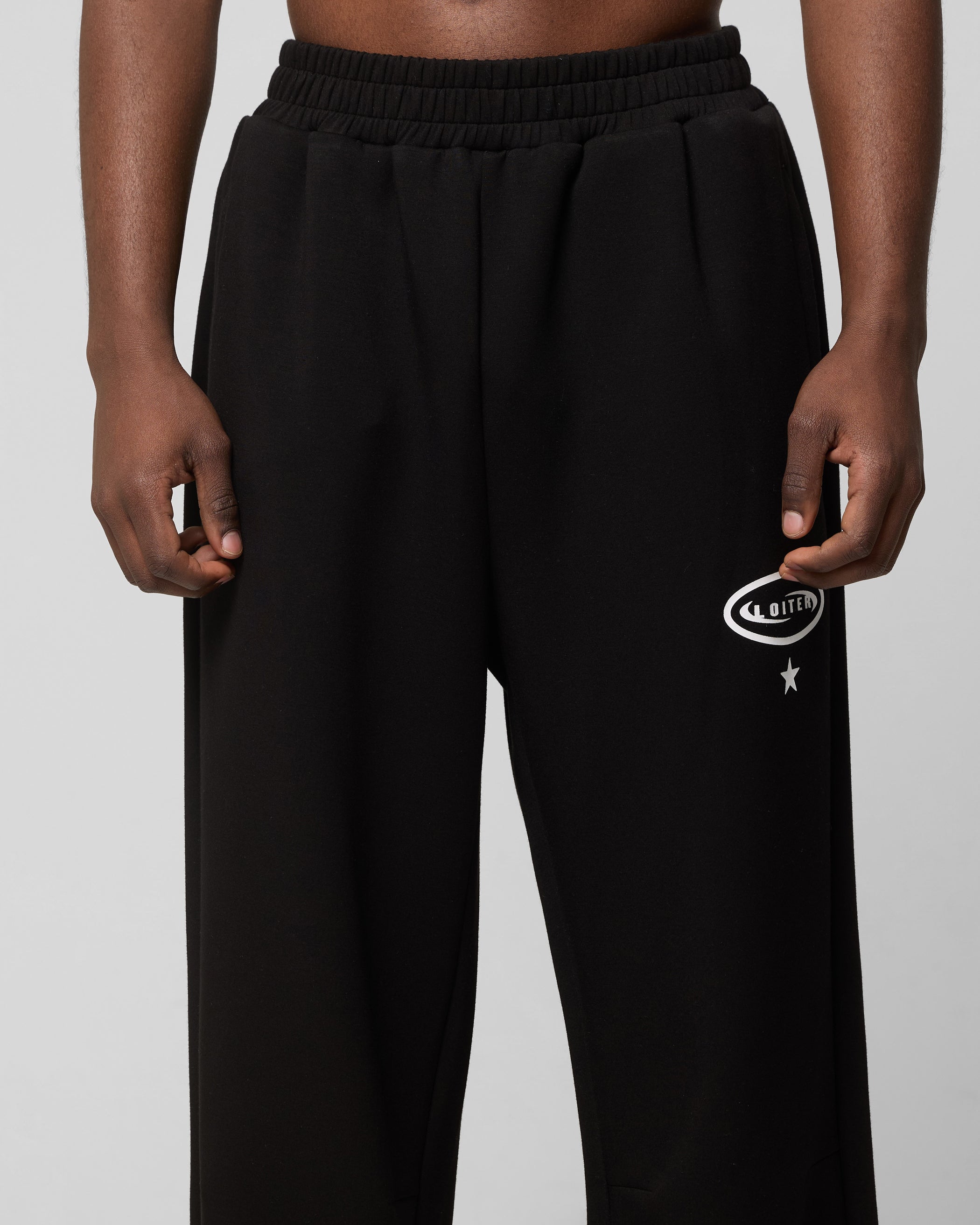 Loiter Sandevistan Track Pants Black | Culture Kings US