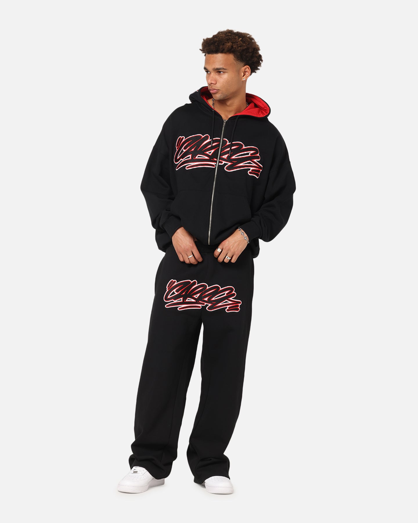 Carre Terrace Zip Hoodie Black | Culture Kings US