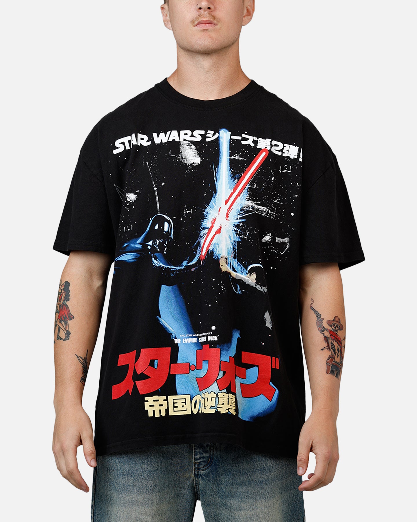 73Studio Star Wars Japan '09 Empire Strikes Back T-Shirt Black