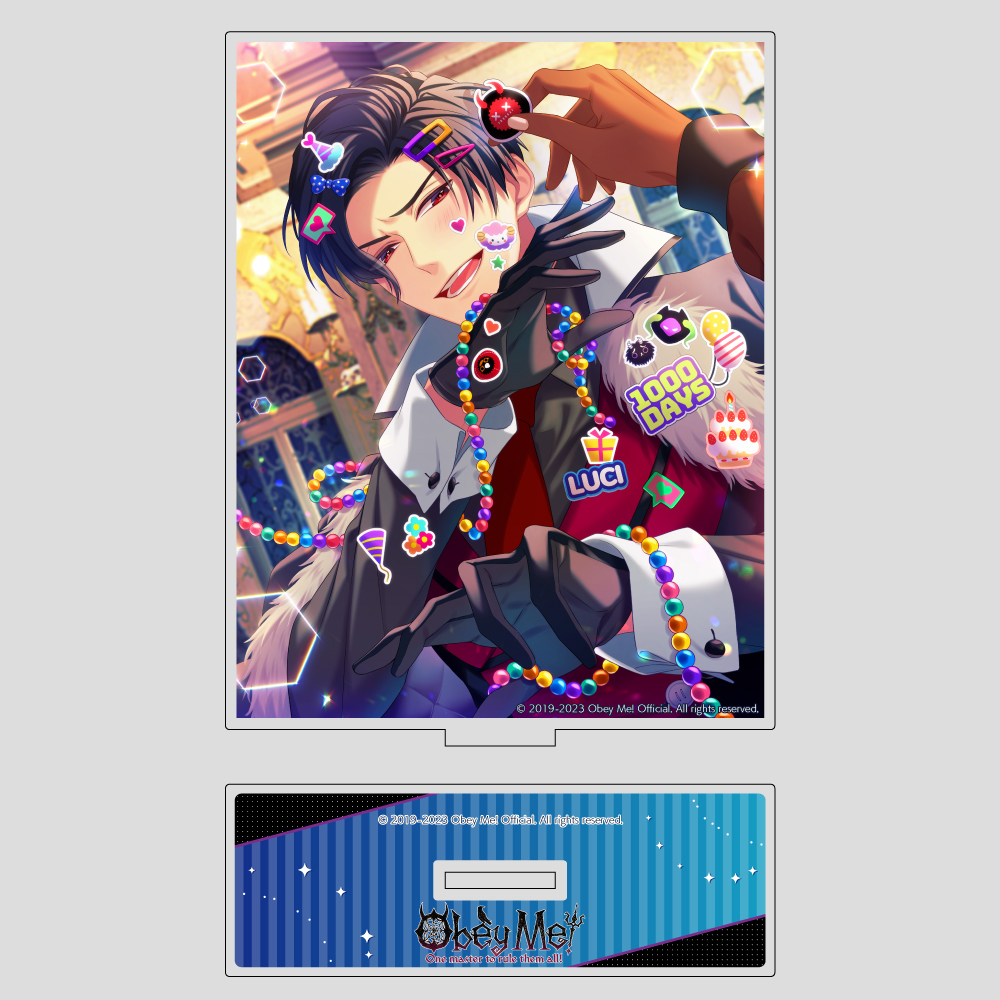 Obey Me!]アクリルパネルスタンド（ルシファー／記念日には羽目を外して）