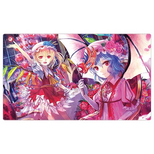 東方Project]藤ちょこ先生描き下ろしラバーマット（レミリア＆フラン