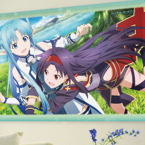 ソードアート・オンラインII]カーテン(アスナ＆ユウキ)