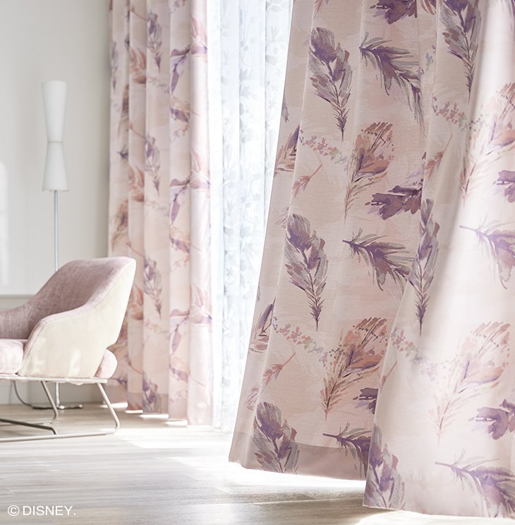 遮光 カーテン MICKEY/Fran フラン (幅100×丈135cm) 1枚入 | クーカン