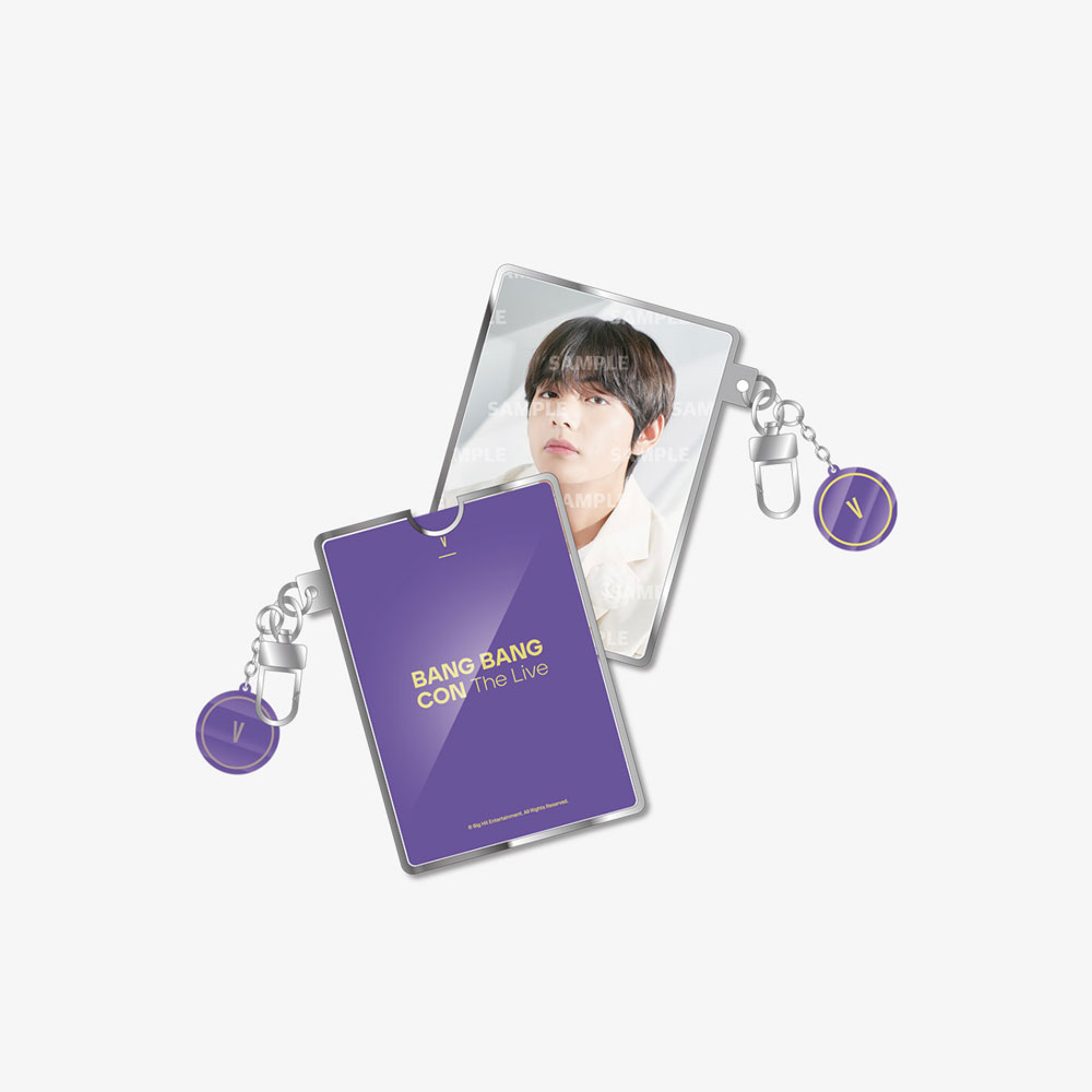 BTS BANG BANG CON THE LIVE PHOTO CARD HOLDER KEYRING - A-KPOP