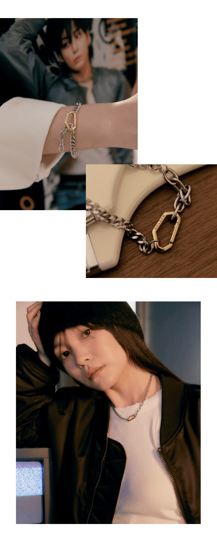 BTS JUNGKOOK Golden Bracelet - A-KPOP