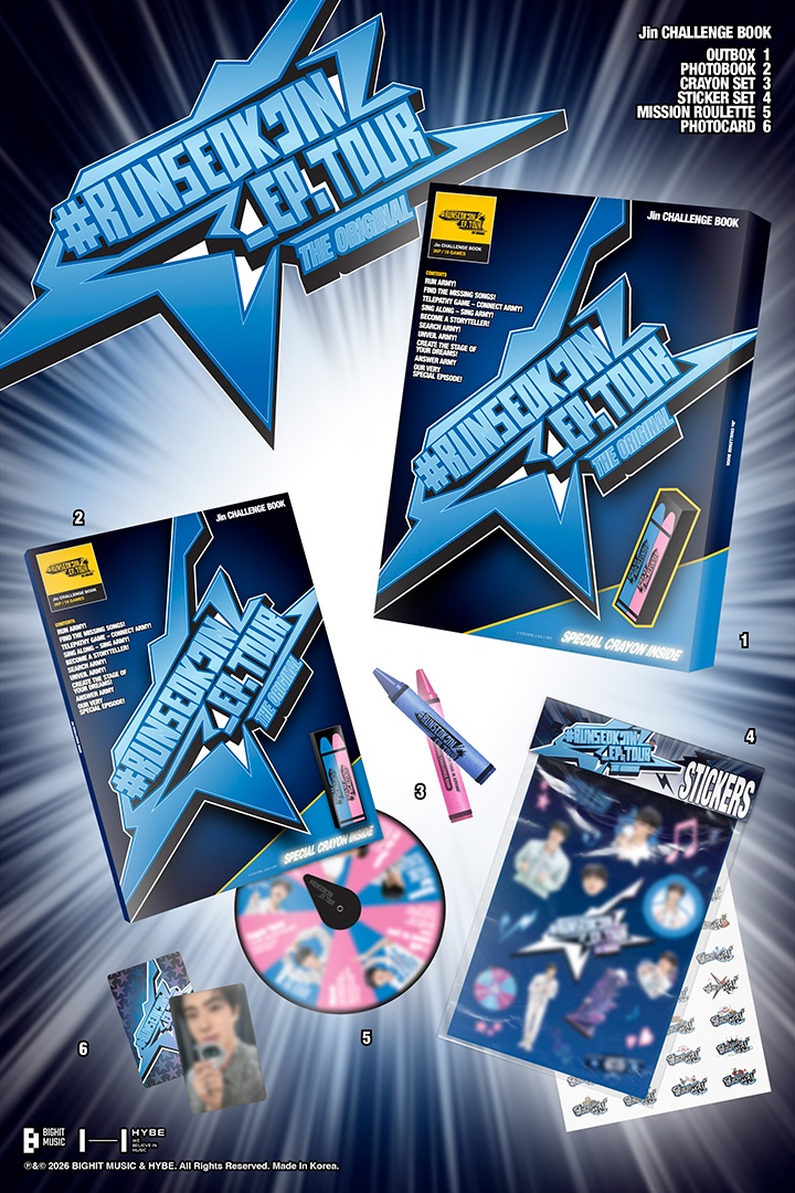 RUNSEOKJIN_EP.TOUR in GOYANG BTS 未開封 BTS Jin RUNSEOKJIN_EP TOUR